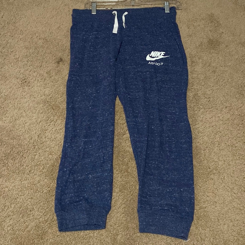 nike dark blue sweatpants size small
